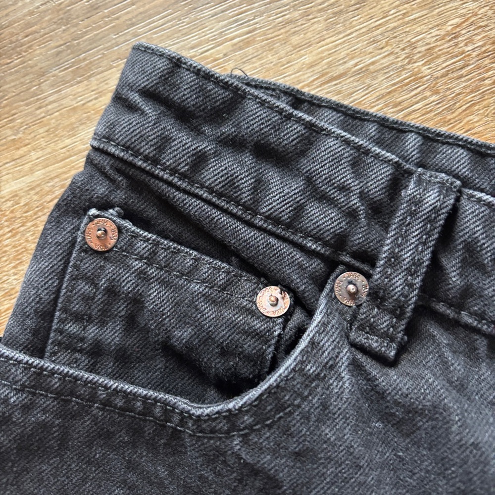 Zara Black Straight Leg Jeans - Picture 5 of 5